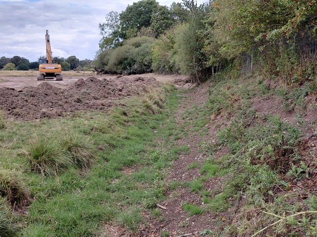 Lower Brompton wetland creation